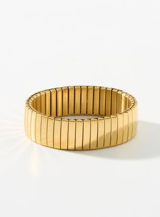 Simons Womens Wide accordion-like bracelet
