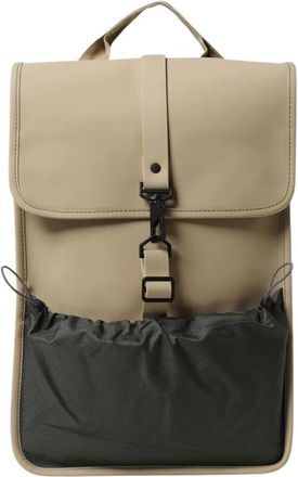 Rains Waterdichte Mini Rugzak - Heren - Rugzakken - Beige - ONE Size - Tassen