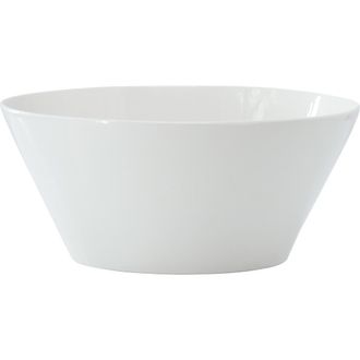 Gibson Home Great Essentials 9.4 Inch Round Fine Ceramic Meal Bowl in White at Nordstrom