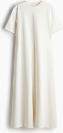 H&M Ausgestelltes T-Shirt-Kleid - White