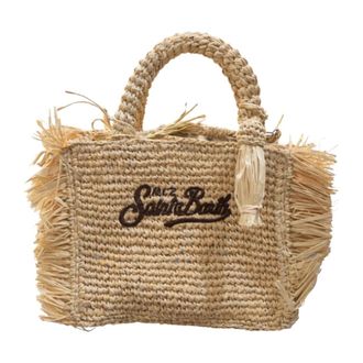 Saint Barth Handbags, female, Beige, Size: ONE SIZE Colette Raffia Handbag