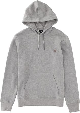Paul Smith Zebra Comfort-Focused Grey Organic Cotton Hoodie