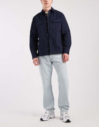 Only & Sons Edge - Jeans dritti in denim candeggiato-Blu