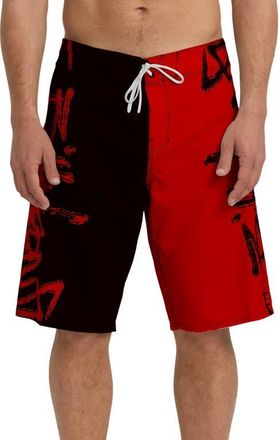 Billabong Inverted Pro Board Shorts in Red at Nordstrom, Size 31