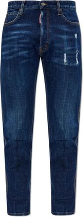 Dsquared2 Mini Front Teddy Jeans - Heren - Slim Fit Jeans - Blauw - 2XL - Denim - Jeans