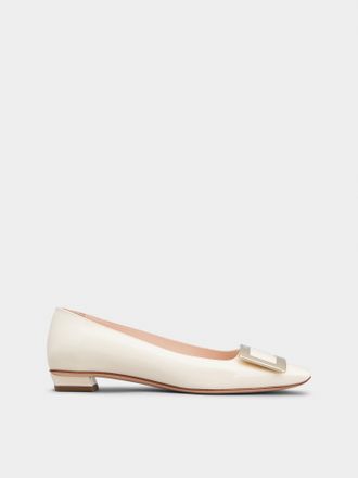 Roger Vivier Belle Vivier Ballerinas in patent leather