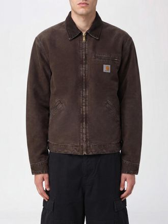 Carhartt Work in Progress Giacca OG Detroit in cotone con chiusura a zip e logo