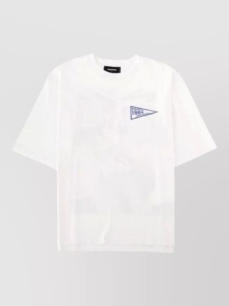 Dsquared2 crew neck graphic print short sleeve t-shirt