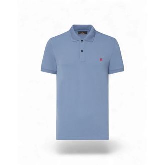 Peuterey Polo Shirts, male, Blue, Size: XL Plantago 02 Polo