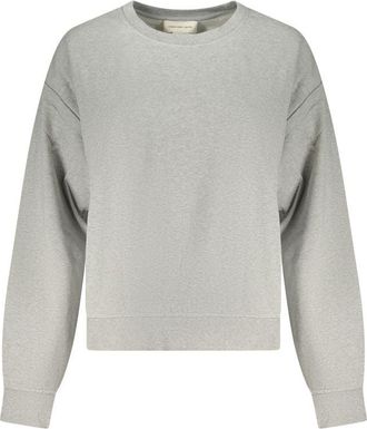 Calvin Klein Grigio Katoenen Dames Sweatshirt