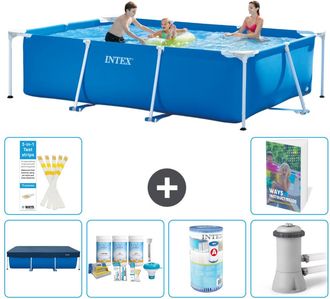 Intex Piscina Con Estructura Rectangular - 300x200x75 Cm - 7-piezas S34