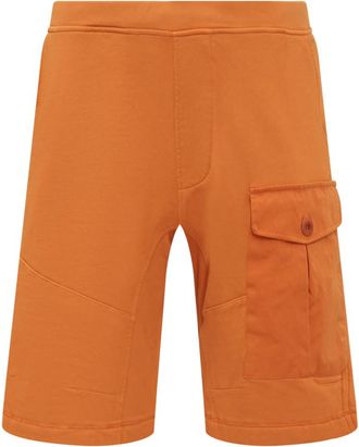 Ten c Orange Solid Shorts