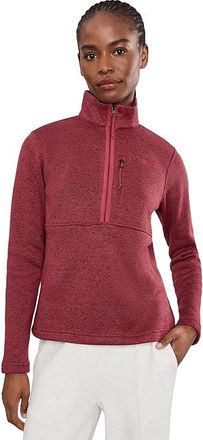Marmot Drop Line 1/2 Zip Womens Clothing Dried Rose Heather : MD, Polyester