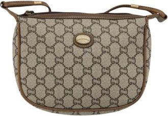 Gucci Pre-owned Vintage Schoudertas - Dames - Vintage Schoudertas - Bruin - ONE Size - Leer - Vintage