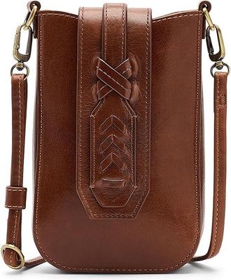 Hobo Expedition Phone Crossbody Cross Body Womens Handbags Pecan Ridge, Leather