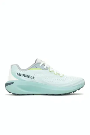 Merrell Womens Morphlite Trail Running Shoes In White/ Frost Blue