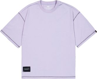 Alpha Industries T-Shirt ALPHA INDUSTRIES Studio Bubble Backprint T-Shirt, Herren, Gr. XXL, lila (pale violet), Obermaterial: 100% Baumwolle, Shirts T-Shirt