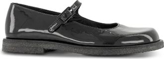 Angulus Schoenen, Dames, Zwart, 37 EU, Leer, Mary Jane Ballerina
