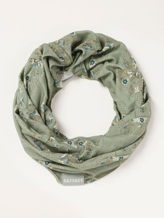 Fat Face FatFace Green Bandana Print Multi Snood