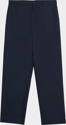 Giorgio Armani Cashmere Straight-Leg Tailored Pants