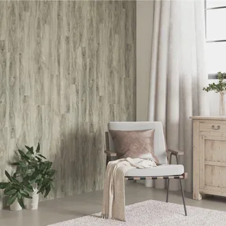 vidaXL Paneles De Pared Con Aspecto De Madera Pvc Gris 4,12 M&sup2; Vidaxl