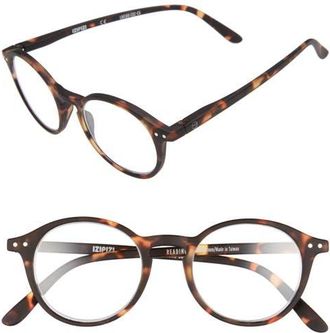 Izipizi D 48mm Pantos Reading Glasses in Tortoise at Nordstrom, Size +1.00