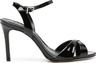 Schutz Hilda lakleren sandalen - Zwart