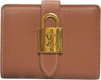 Louis Vuitton Brown Cognac Leather Wallet (Bi-Fold) (Pre-Owned)