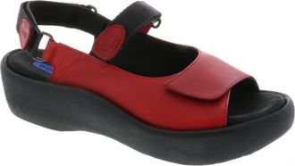 Wolky Jewel Sandal in Red Leather at Nordstrom, Size 10Us