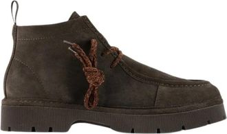 Panchic Lace-up Boots - Heren - Veterlaarzen - Zwart - 40 EU - Su&egrave;de - Schoenen