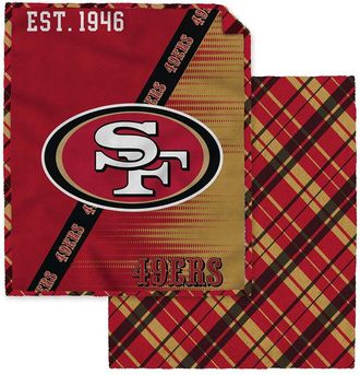 Pegasus Sports San Francisco 49Ers Nfl Team Heritage Oversized Fleece Blanket