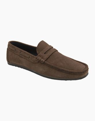 Frank Wright Mens Duggan Mens Loafers - Brown - Size: 12