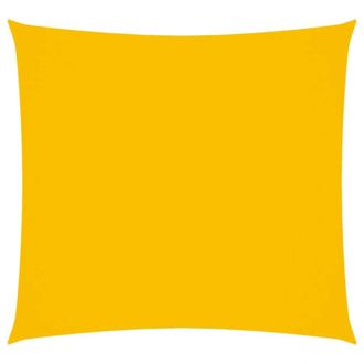 Berkfield Home Sunshade Sail Oxford Fabric Square 7x7 m Yellow