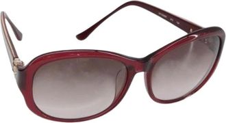 Ferragamo Pre-owned Accessories, female, Red, Size: ONE SIZE Pre-owned Plastic Sunglasses