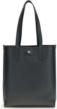 Burberry Zwarte Kalfsleer Bos Taurus Schoudertas