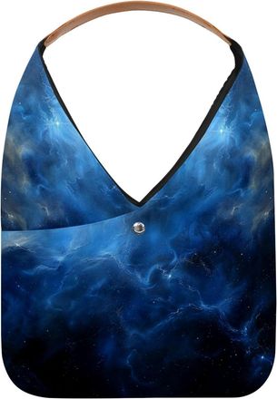 Generic Stars Nebula Reusable Lightweight Grocery Bags - Foldable Into Compact Pouch, Washable & Sturdy, Multipurpose for Shopping and Travel