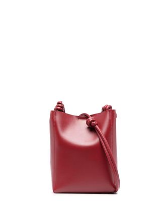 Jil Sander Giro leather crossbody bag - women - Calf Leather - OS - Red