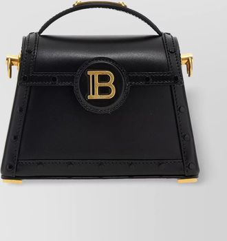 Balmain small handbag with structured silhouette and chain strap