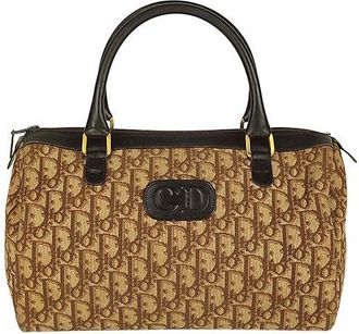Dior Vintage brown Oblique jacquard Trotter bag