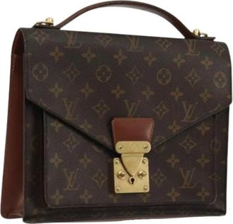 Louis Vuitton Pre-owned Handbags, female, Brown, Size: ONE SIZE Pre-owned Monogram Canvas Hand Bag