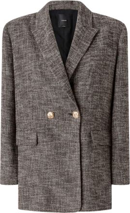 Pinko Double-breasted Flannel Blazer