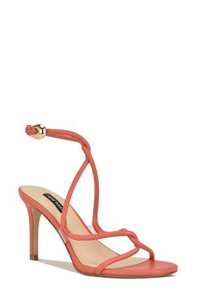 Nine West Emerila Ankle Strap Sandal in Orange at Nordstrom, Size 5.5