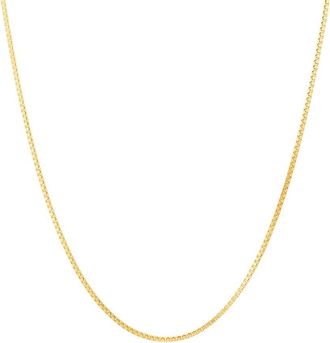 Italian Gold, Inc Max + Stone 14K Italian Gold Box Chain Necklace