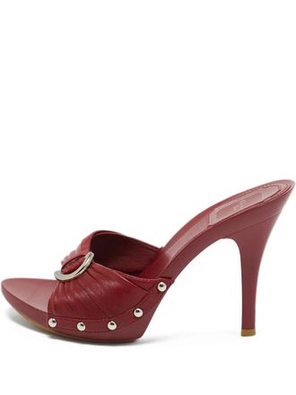Dior Leren sandalen met studs - Rood