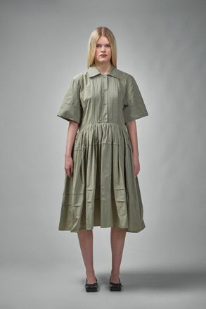 Jil Sander Pleated Shirt Dress