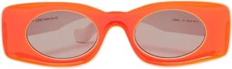 Loewe Pre-owned Acetate sunglasses - Dames - Vintage Accessoires - Oranje - ONE Size - Vintage