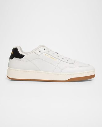 Saint Laurent Men & apos;s SL/61 Leather Low-Top Sneakers