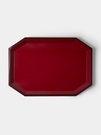 The Lacquer Company Lacquered Octagonal Tray (20in/51cm)