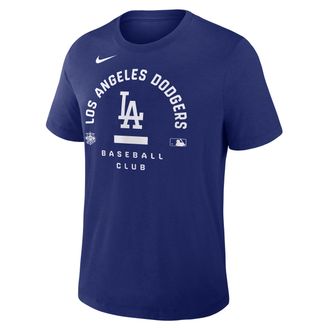 Nike Los Angeles Dodgers Authentic Collection Early Work Nike Mens Dri-FIT MLB T-Shirt in Blue | 034J47XLD-HXK