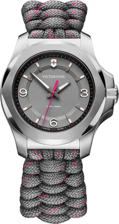 Victorinox by Swiss Army Womens INOX V Grey Dial Watch